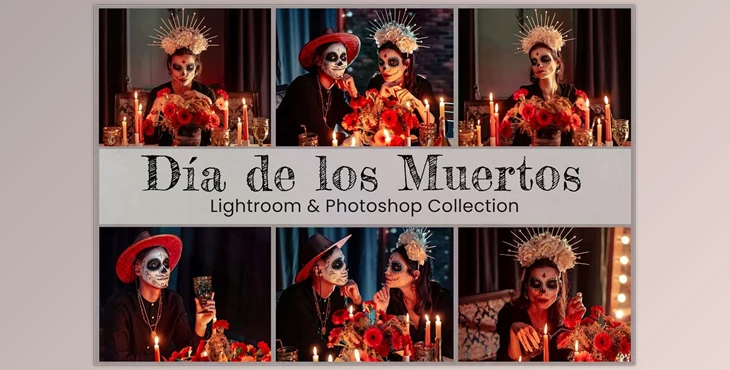 Download Día de Los Muertos Lightroom PS LUTs 6525741 (Mob, Desk)