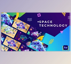 Download Space Technology Isometric Animation | After Effects (Videohive 34038854) - AE Project