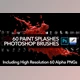 Download 60 Paint Splash Brushes for PS CreativeMarket 4388616