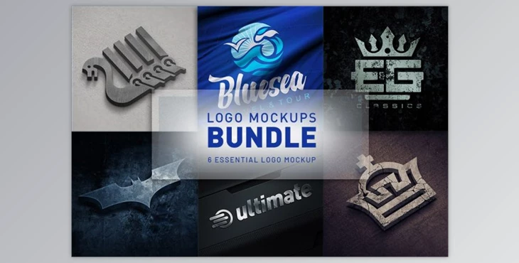 Download Logo Mockups Bundle (PSD)