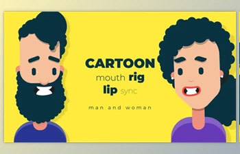 Download Cartoon mouth rig with <span class='badge badge-warning'>lip</span> sync (Videohive 34117403) - AE Project