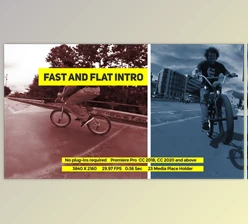 Download Fast And Flat Intro - Premiere Mogrt (Videohive 33932254) - PR Project