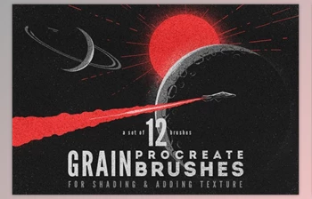 Download Procreate grain brushes - for iOS app (<span class='badge badge-warning'>JPG</span>)