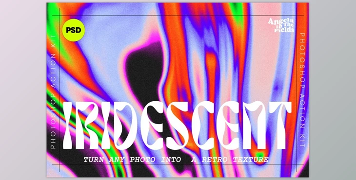 Download Iridescent Texture Action Kit CreativeMarket-6277722 (PSD)