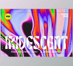 Download Iridescent Texture Action Kit CreativeMarket-6277722 (PSD)