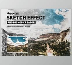 Download Photoshop Sketch Effect Creator CreativeMarket-6284312 (JPG, PSD)