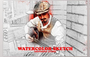 Download Watercolor Sketch Photoshop Action <span class='badge badge-warning'>CreativeMarket-6317739</span> (ABR, ATN)