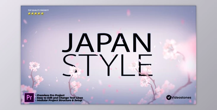 Download Japan Style Intro - Romantic Titles Animation Promo Premiere Pro - Videohive 34096420