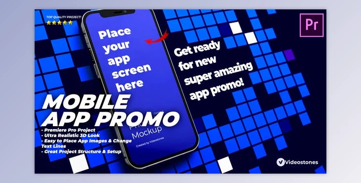 Download Mobile App Promo - App Presentation - App Demo Showcase Premiere Pro - Videohive 34095645