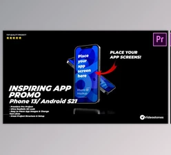 Download Inspiring App Promo | Mobile App Promo Kit | 3d Mobile Mockup | App Demo Video | Premiere Pro (Videohive 34021149)