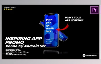 Download Inspiring App Promo | Mobile App Promo <span class='badge badge-warning'>Kit</span> | 3d Mobile Mockup | App Demo Video | Premiere Pro (Videohive 34021149)