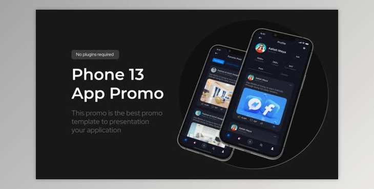 Download App Promo Phone 13 Pro (Videohive 34134213) - AE Project