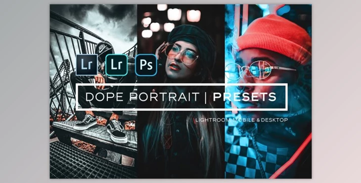 Download Dope Portrait Lightroom Presets CreativeMarket 4690976