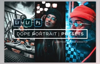 Download <span class='badge badge-warning'>Dope</span> Portrait Lightroom Presets CreativeMarket 4690976