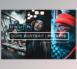 Download Dope Portrait Lightroom Presets CreativeMarket 4690976