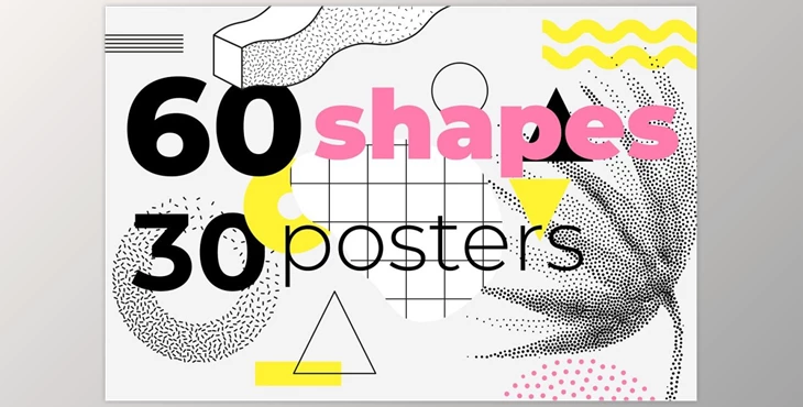 Download 60 Geometric Shapes, 30 Posters – CreativeMarket 2350852 (EPS, PNG, JPG, AI)