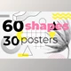 Download 60 Geometric Shapes, 30 Posters – CreativeMarket 2350852 (EPS, PNG, JPG, AI)