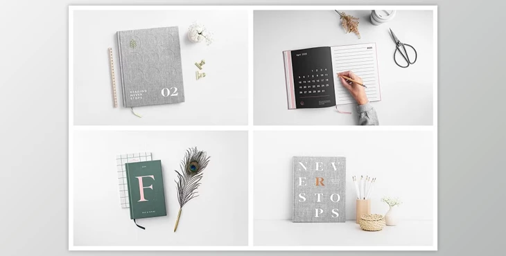 Download Book Cover Mockups – Hardcover Book (PSD, JPG, PDF)
