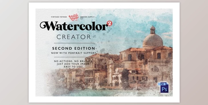 Download Watercolor Creator • Second Edition (PSD, GRD)