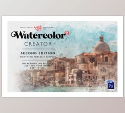 Download Watercolor Creator • Second Edition (PSD, GRD)