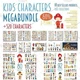 Download MEGABUNDLE Kids Characters Sets CreativeMarket-2381388 (JPG, PNG, EPS, AI)