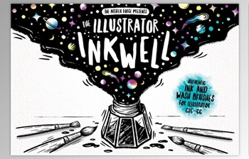 Download The Illustrator Ink Well | Brushes (AI, PDF) - CreativeMarket 3099635