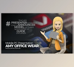 Download Presentation Mobile PC Amy Office Wear (Videohive 26830490) - AE Project