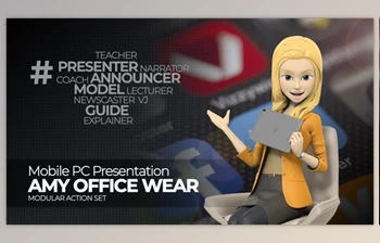 Download Presentation <span class='badge badge-warning'>Mobile</span> <span class='badge badge-warning'>PC</span> Amy Office Wear (Videohive 26830490) - AE Project