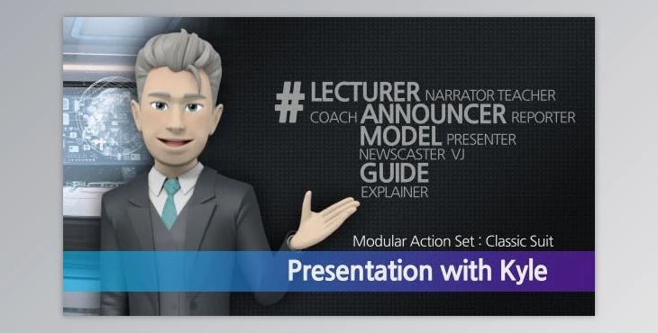 Download Presentation With Kyle: Classic Suit (Videohive 17249554) - AE Project