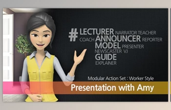 Download <span class='badge badge-warning'>Presentation</span> With Amy: Worker Style (<span class='badge badge-warning'>Videohive</span> 19086157) - AE <span class='badge badge-warning'>Project</span>