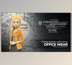 Download Presentation With Amy: Office Wear (Videohive 14544251) - AE Project