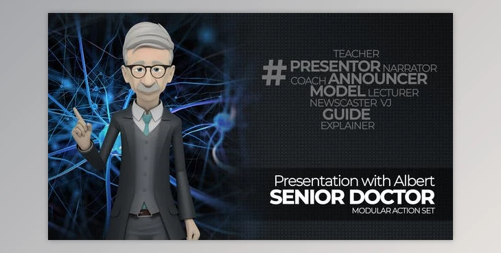 Download Presentation With Albert: Senior Doctor (Videohive 22787484) - AE Project
