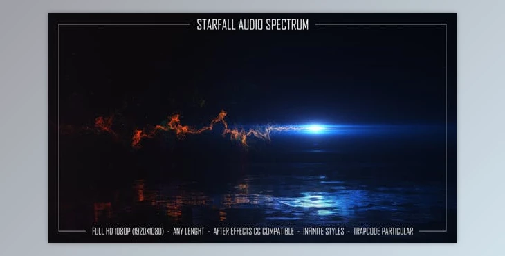 Download Starfall Audio Spectrum (Videohive 34061303) - AE Project