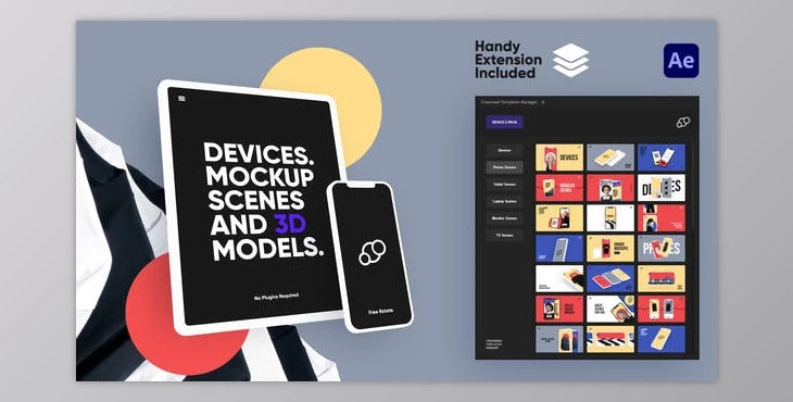 Download Devices Mockup Pack (Videohive 33900078) - AE Project