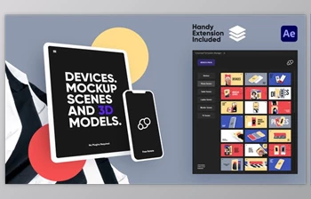 Download <span class='badge badge-warning'>Devices</span> Mockup Pack (Videohive 33900078) - AE Project
