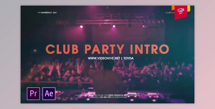 Download Club Party Intro (Videohive 34003353) - PR Project