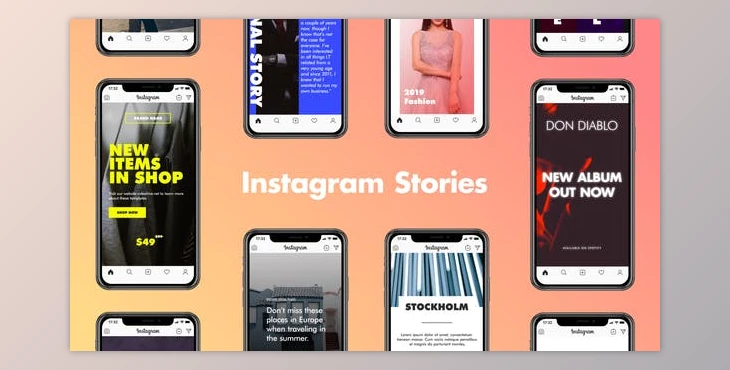 Download Instagram Stories | MOGRT (Videohive 34033615) - PR Project