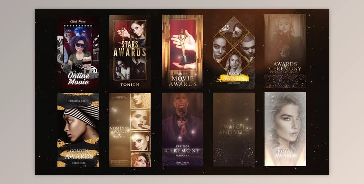 Download Awards/Gold Luxury Instagram Stories (Videohive 31560460) - AE Project