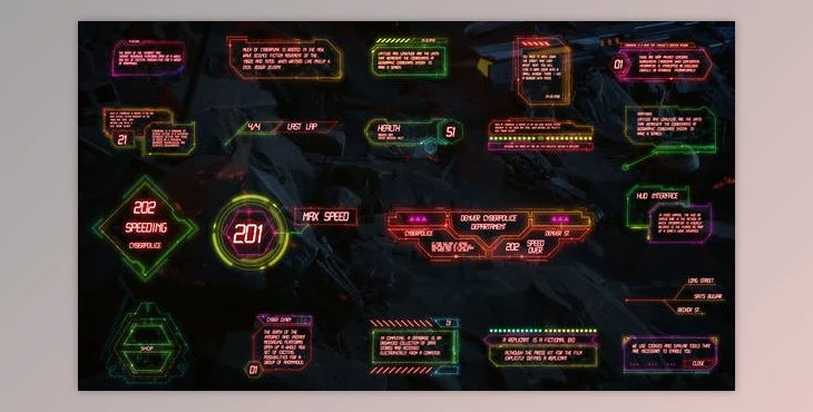 Download HUD Interface Titles || Premiere Pro MOGRT (Videohive 33987803) - PR Project