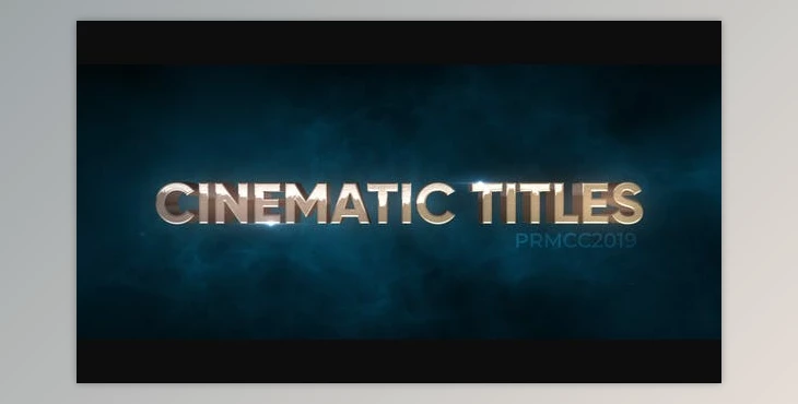 Download 3D Cine Titles (Videohive 26070586) - PR Project