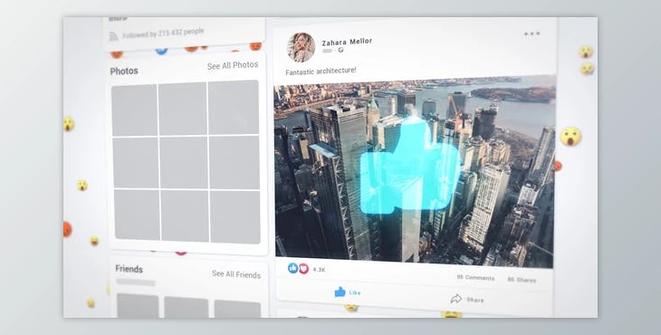 Download Facebook Intro - MOGRT (Videohive 34066961)