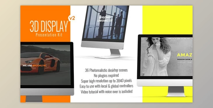 Download 3d Display Presentation Kit v2 (Videohive 21224614) - AE Project