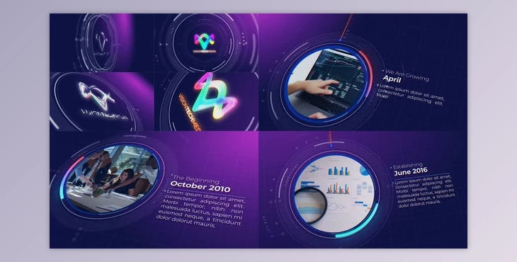 Download Tech Company Timeline (Videohive 34162221) - AE Project