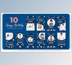 Download Happy Birthday | Instagram Story Pack (Videohive 34187578) - AE Project