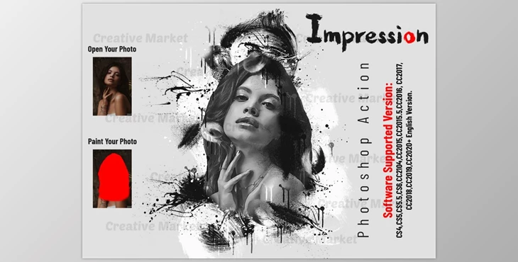 Download Impression Photoshop Action CreativeMarket-6545186 (ATN)