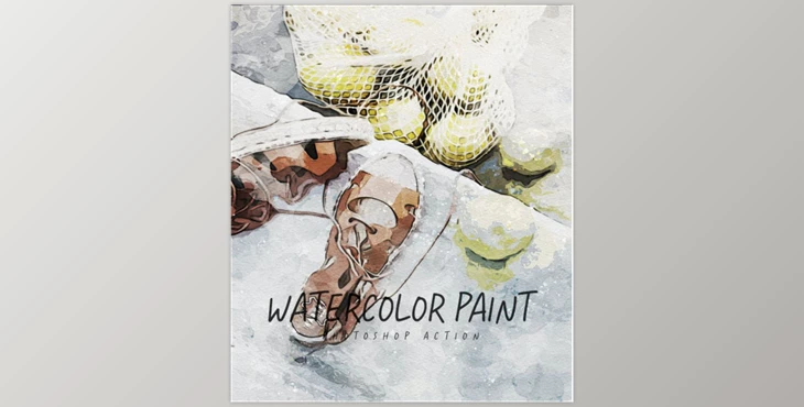 Download Watercolor Paint – Photoshop Action GraphicRiver-33287400 (ABR, PAT, ATN)