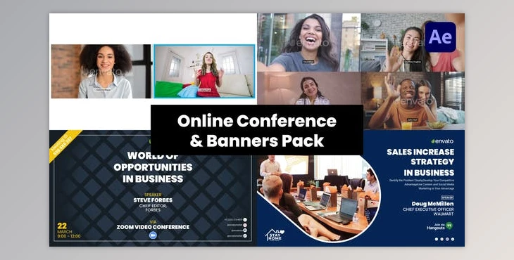 Download Online Conference Pack (Videohive 31598948) - AE Project
