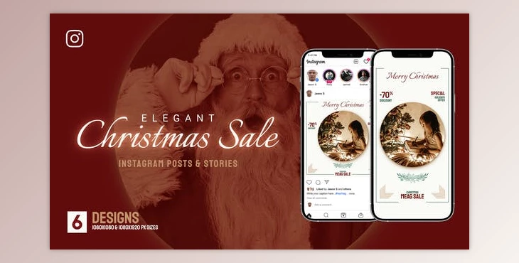 Download Merry Christmas Sale Instagram Pack B175 (Videohive 34212728) - AE Project