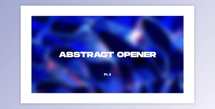 Download Abstract Opener Pt. 2 (Videohive 34221754) - AE Project