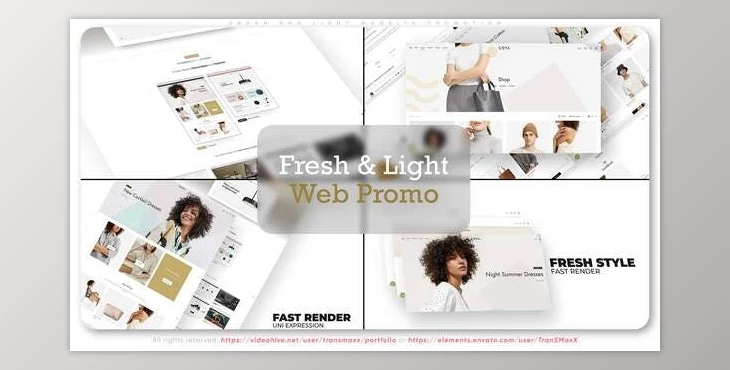 Download Fresh and Light Website Promotion (Videohive 34191930) - AE Project